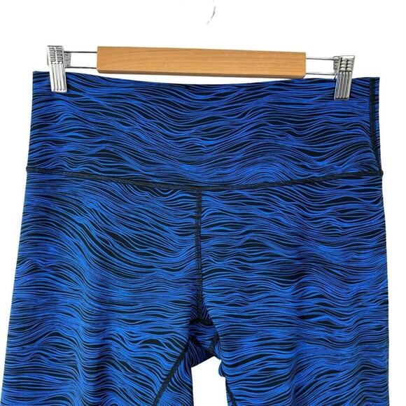 Lululemon x SoulCycle High Times Pant leggings in Life Lines Cerulean Size 12 - Picture 3 of 16